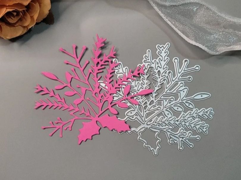 Sciablone: Stanzschablone Nr.446, Zweige (Sizzix geeignet) – Nuovo e nell'imballaggio originale da Gretzenbach venduto da Fliegepilz56