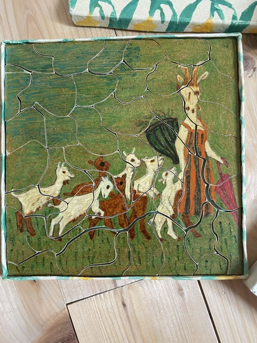 Puzzle: 2 Vintage-Holzpuzzles – Nuovo (secondo la descrizione) da Biel/Bienne venduto da ilariareda 3