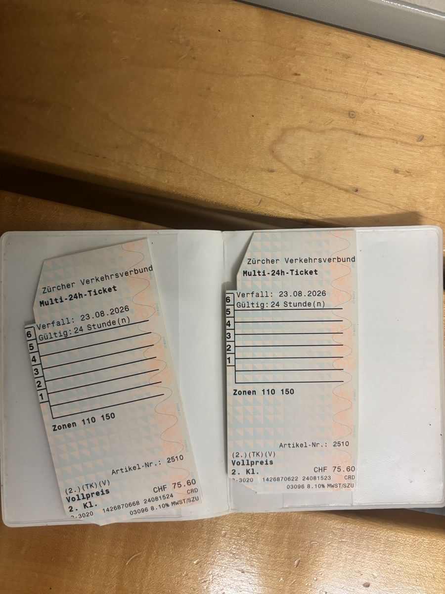 Biglietti: Sbb ticket 24h – Nuovo e nell'imballaggio originale da Adliswil venduto da ste_k7zl