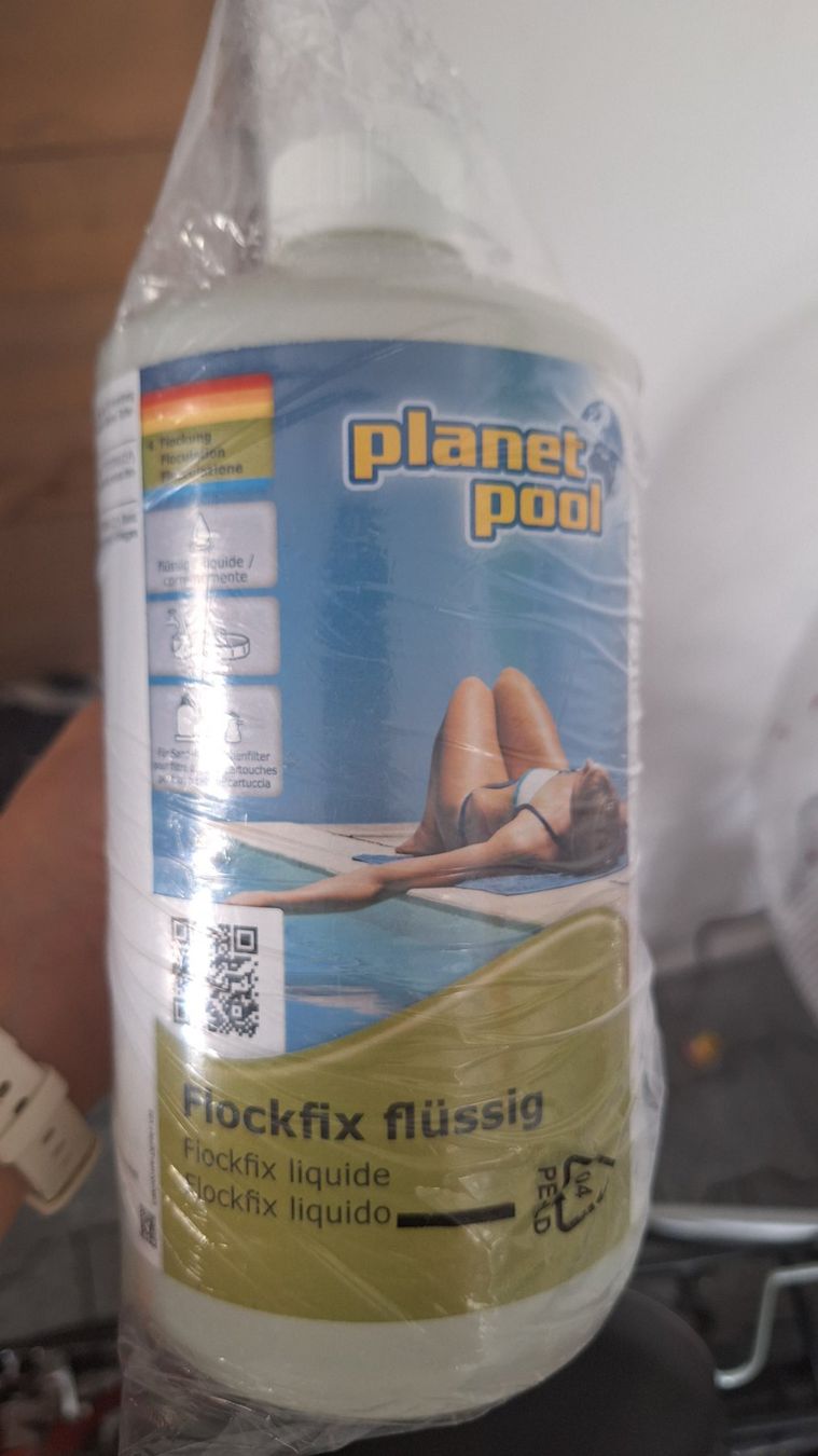 Schwimmbad: Superflock flüssig – Neu und originalverpackt aus Uffikon von _Waterworld_
