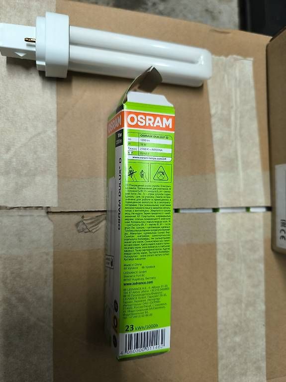 Osram Lampade: Glühbirnen OSRAM 18W/827 G24d-2 – Usato da Kehrsatz venduto da Galopom 1