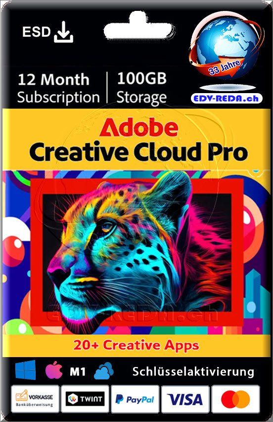Adobe Applications: Adobe Creative Cloud Pro 12 Monats ABO Original Key – Neuf (Voir description) à Langenthal par Reda
