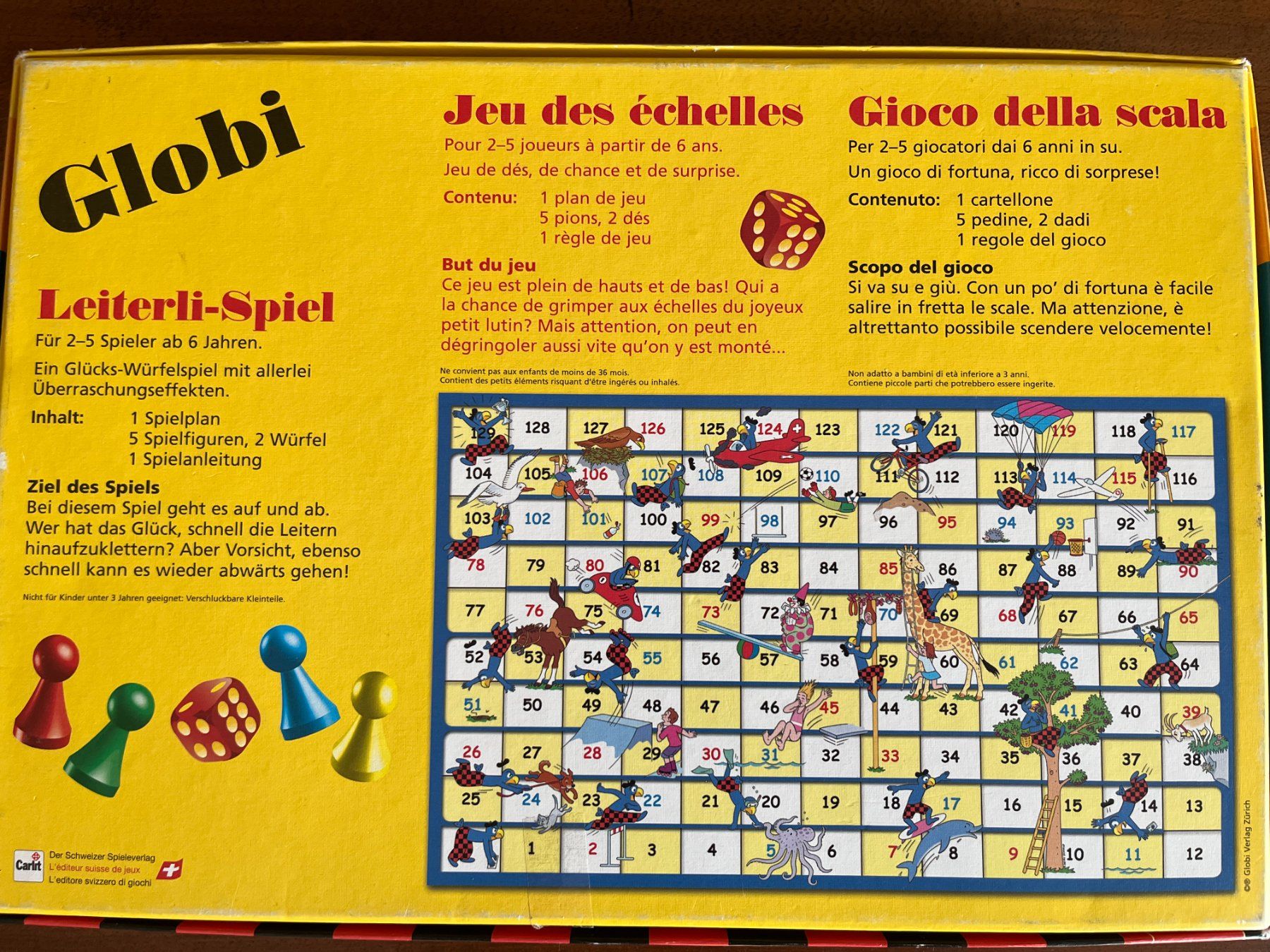 Carlit Spiele: Globi Leiterli - Spiel – Gebraucht aus Lützelflüh-Goldb von Fresu8 2