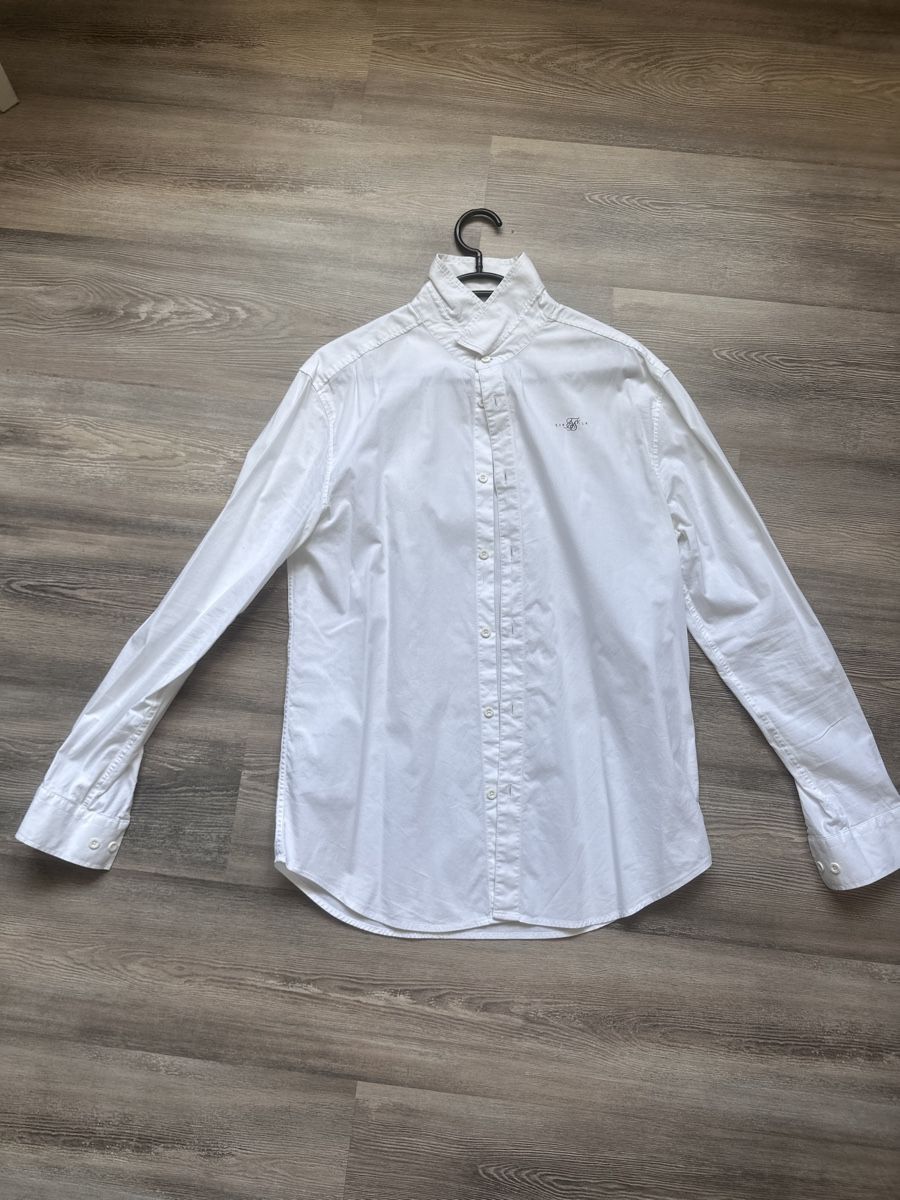Siksilk Camicie: Camicia Siksilk bianca, taglia L - usata – Usato da Locarno venduto da AkuR71