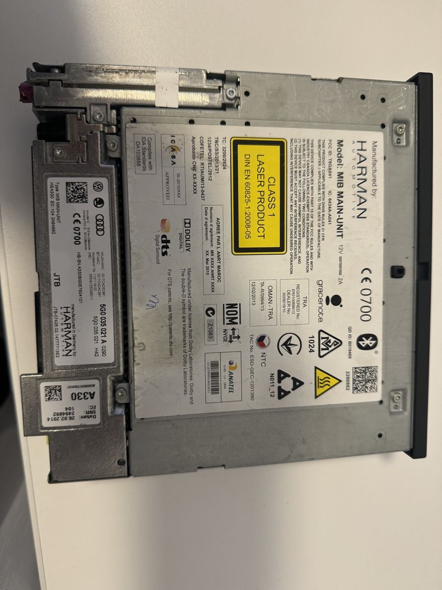 Harman-Kardon Radio: 5G0 035 021A Volkswagen Infotainment – Usato da Oberwil BL venduto da Samsung010 3