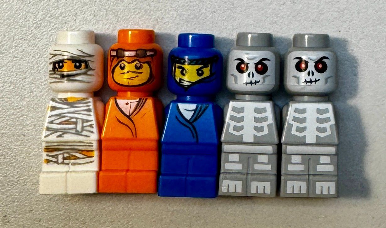Lego Baukästen: Lego Ninjago Nano Figuren 5stk. – Gebraucht aus Rechthalten von hosme_be