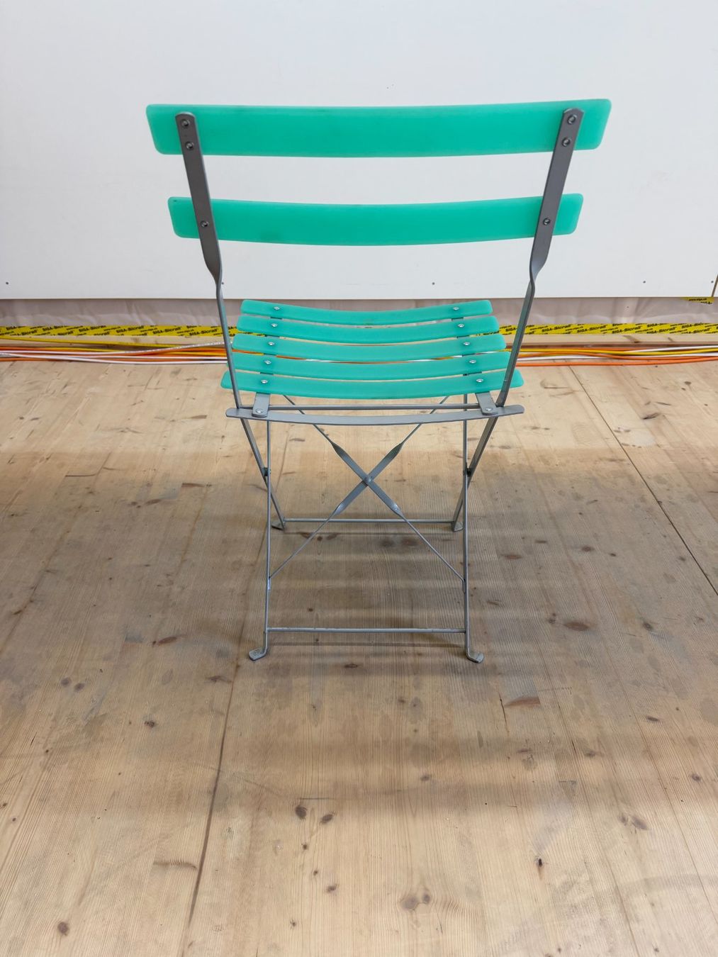 Sedie: Lot de 3 chaises pliantes vertes style bistrot – Usato da Dorénaz venduto da gargantua58 3