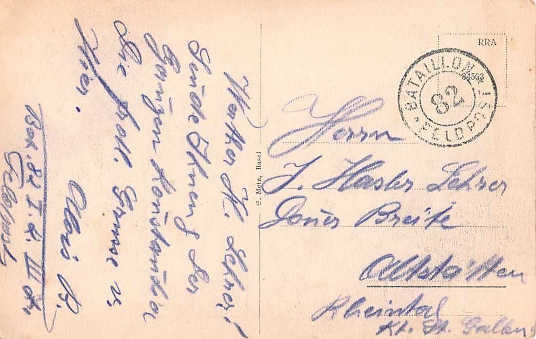 Cartoline postali: 2 historische AnsichtskarteN EPTINGEN BL 1906 – Usato da Lufingen venduto da philatelieshop 3