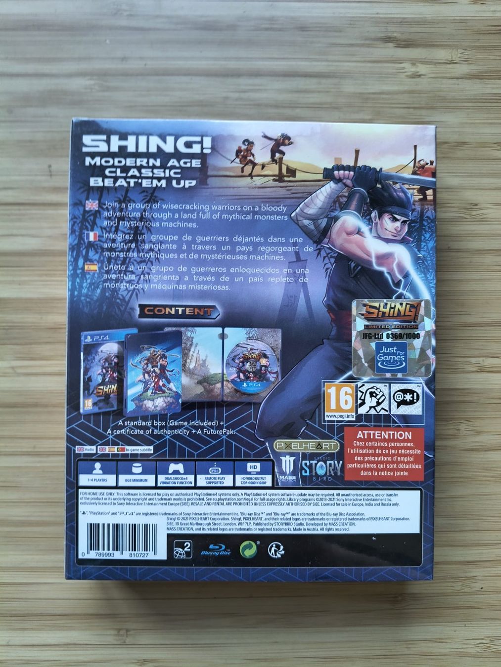 Giochi: Shing! Limited Edition Sealed (PS 4) – Nuovo e nell'imballaggio originale da Riedholz venduto da ste_96cd 1
