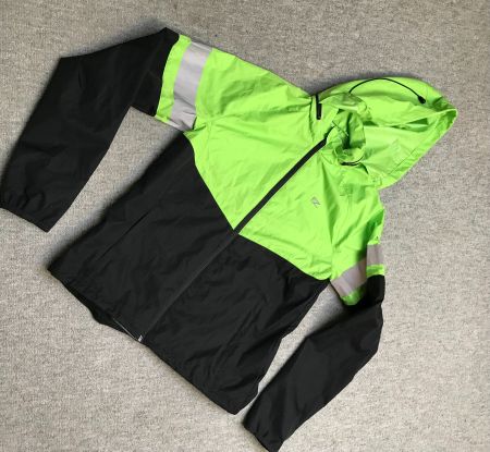 Laufjacke PZ (Grösse S neon-schwarz Reflektoren )