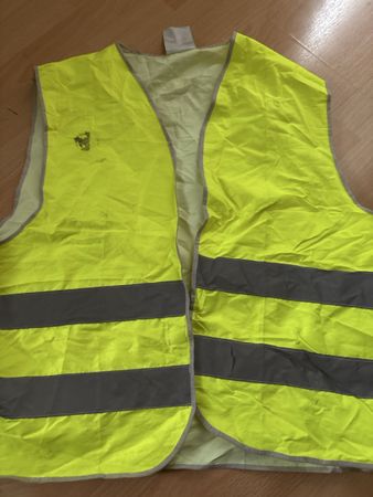 Warnweste gelb reflektierend gebraucht