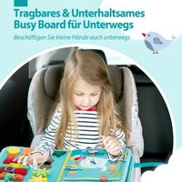 Montessori Spielzeug Busy Board Motorikspielzeug ab1-4Jahre