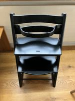 Stokke Tripp Trapp Hochstuhl schwarz Holz guter Zustand