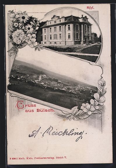 Cartoline postali: AK Bülach, Asyl, Totalansicht vom Ort – Usato da Berlin venduto da bartko-reher