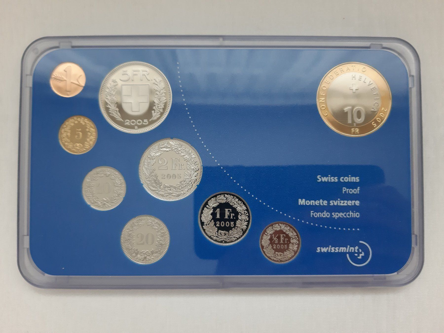 Tutti le monete: Münzsatz 2005 pp NEU! – Nuovo e nell'imballaggio originale da Pfäffikon ZH venduto da Schweizer_Muenzen 3