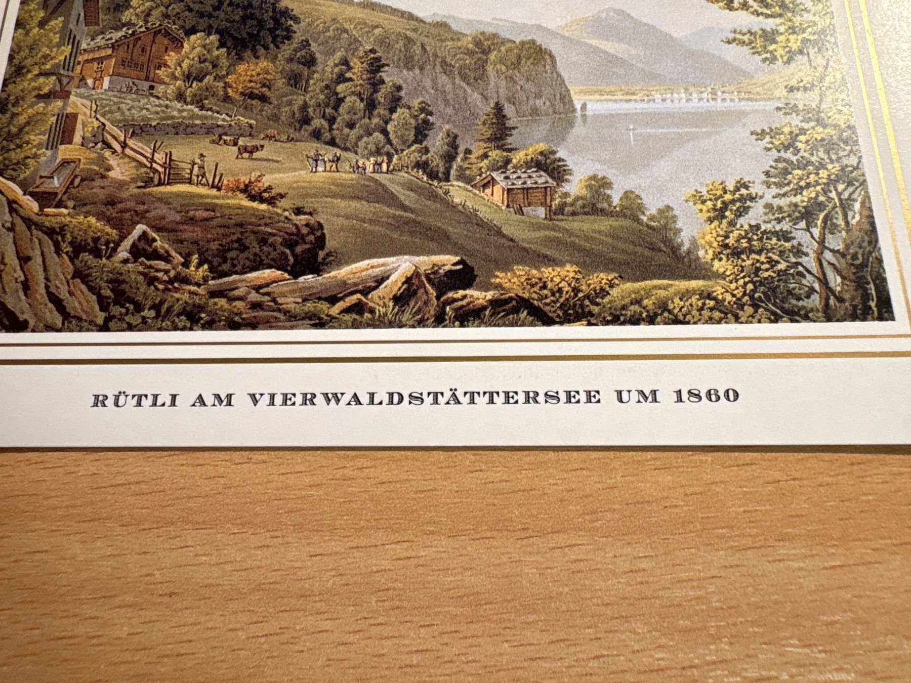 Cartoline postali: Alte Ansichtskarte Rütli Vierwaldstättersee! – Usato da Ibach venduto da lisch3 1