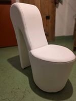 Schuhsessel High Heel (weiss)