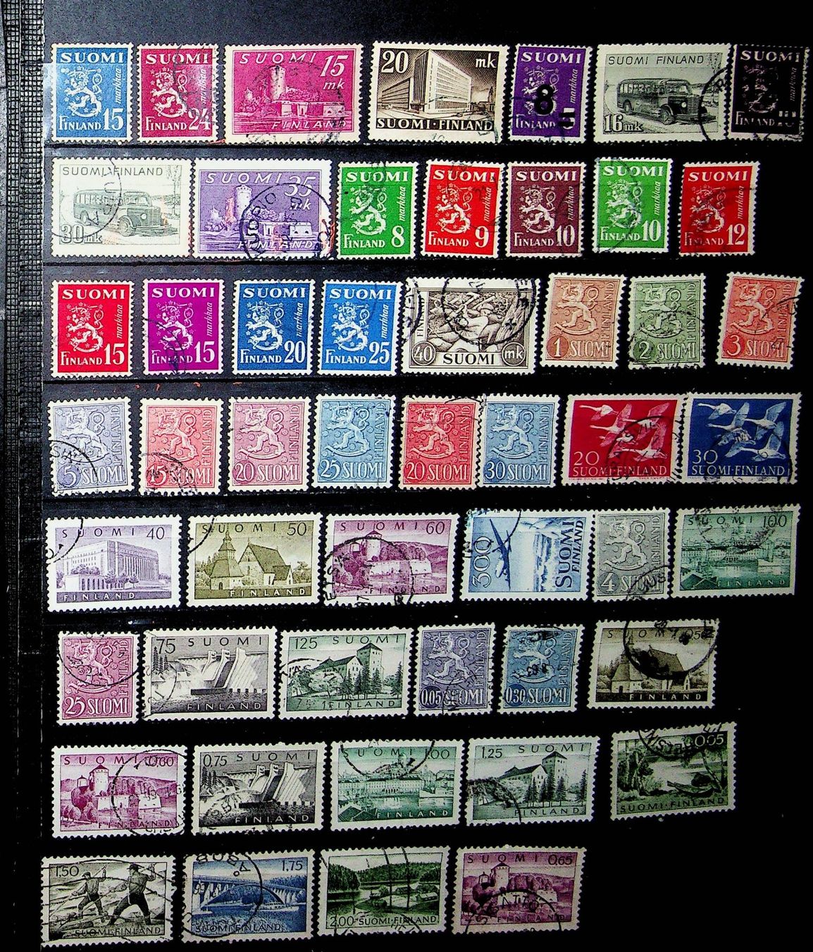 Alle Briefmarken: FINLANDE TIMBRES OBLITÉRÉS /U922 – Gebraucht aus Estavayer-le-Lac von nane85