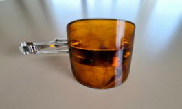 HAARSPANGE HAARSCHMUCK BRAUN TRANSPARENT SPANGE ZOPF TOP NEU