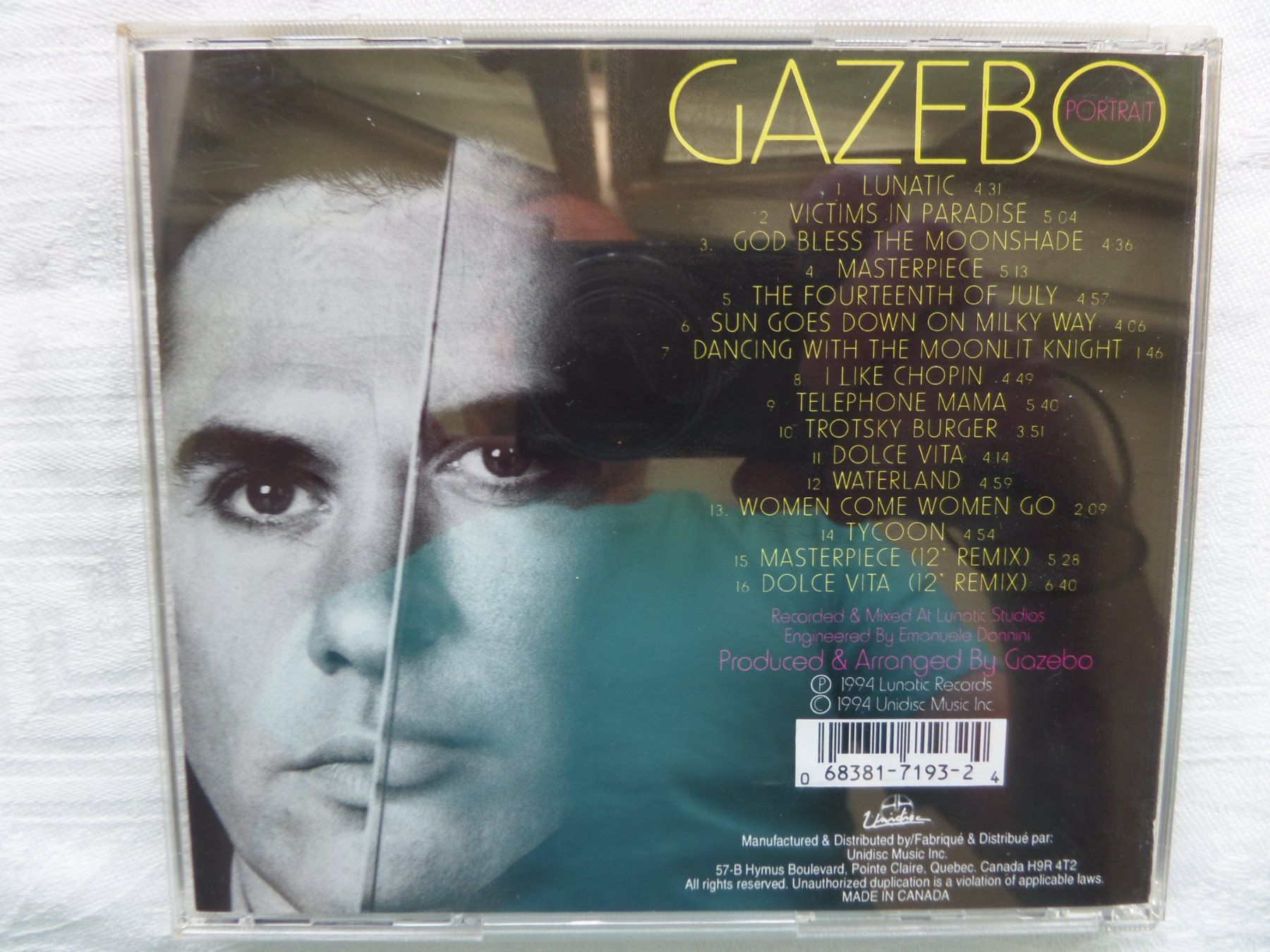 CD: Gazebo - Portrait – Usato da Genève venduto da CDLPBookS 1
