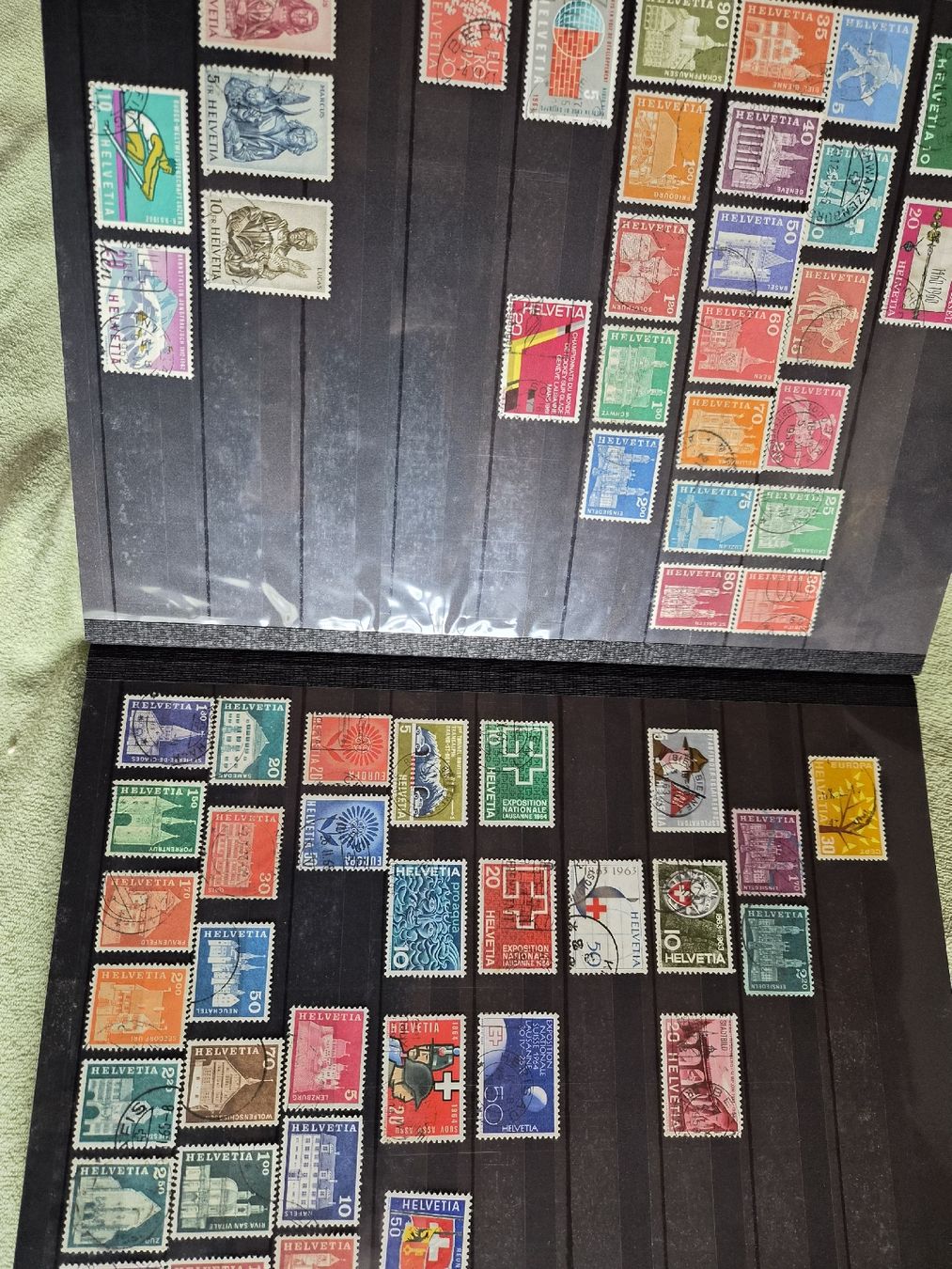 Alben: Briefmarkensammlung Schweiz, Album! – Gebraucht aus Welschenrohr von Fenn-60 5