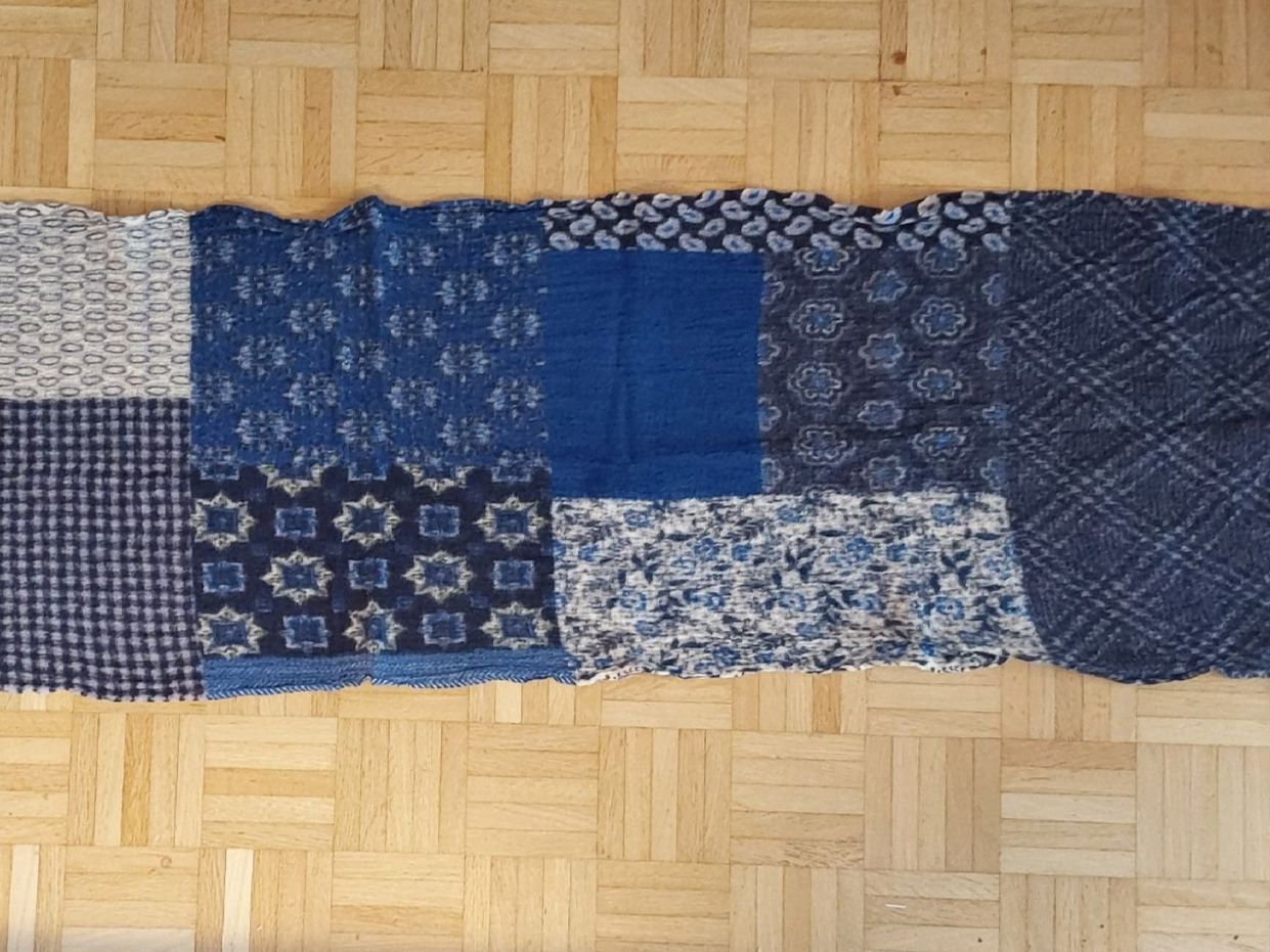 Foulard & Sciarpe: Schal Tuch Wolle Blautöne – Usato da Köniz venduto da scopello12 3