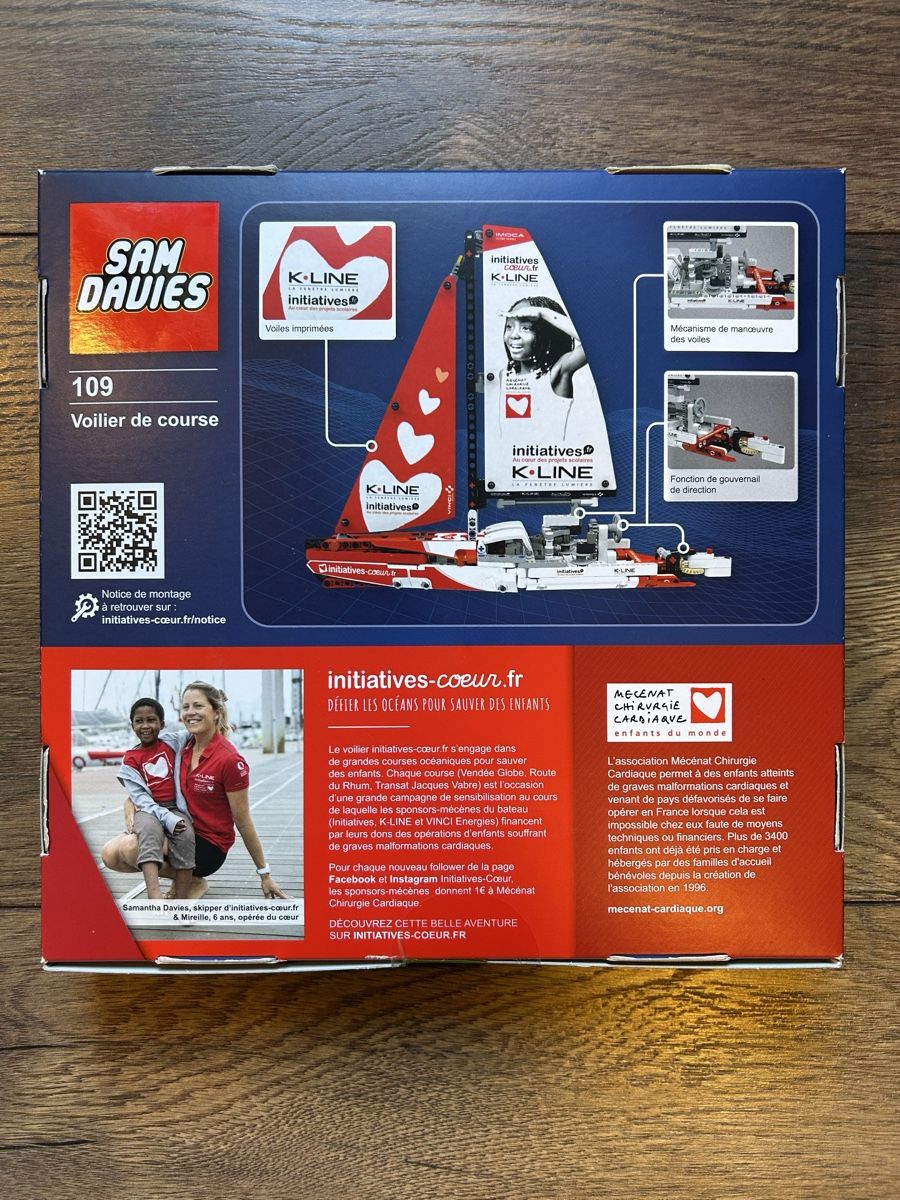 Lego Kit di costruzioni: Voilier de course LEGO Sam DAVIES – Nuovo e nell'imballaggio originale da Tavannes venduto da vin_9xfl 1