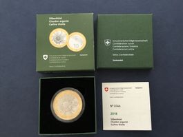 10 Franken Silberdistel 2018 PP