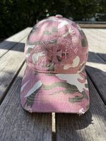 Unisex Vintage Camo Baseballcap Pink