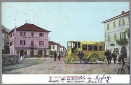 1905! AUTOPOSTALE LOCARNO - GRAVELLONA, RARITÀ!