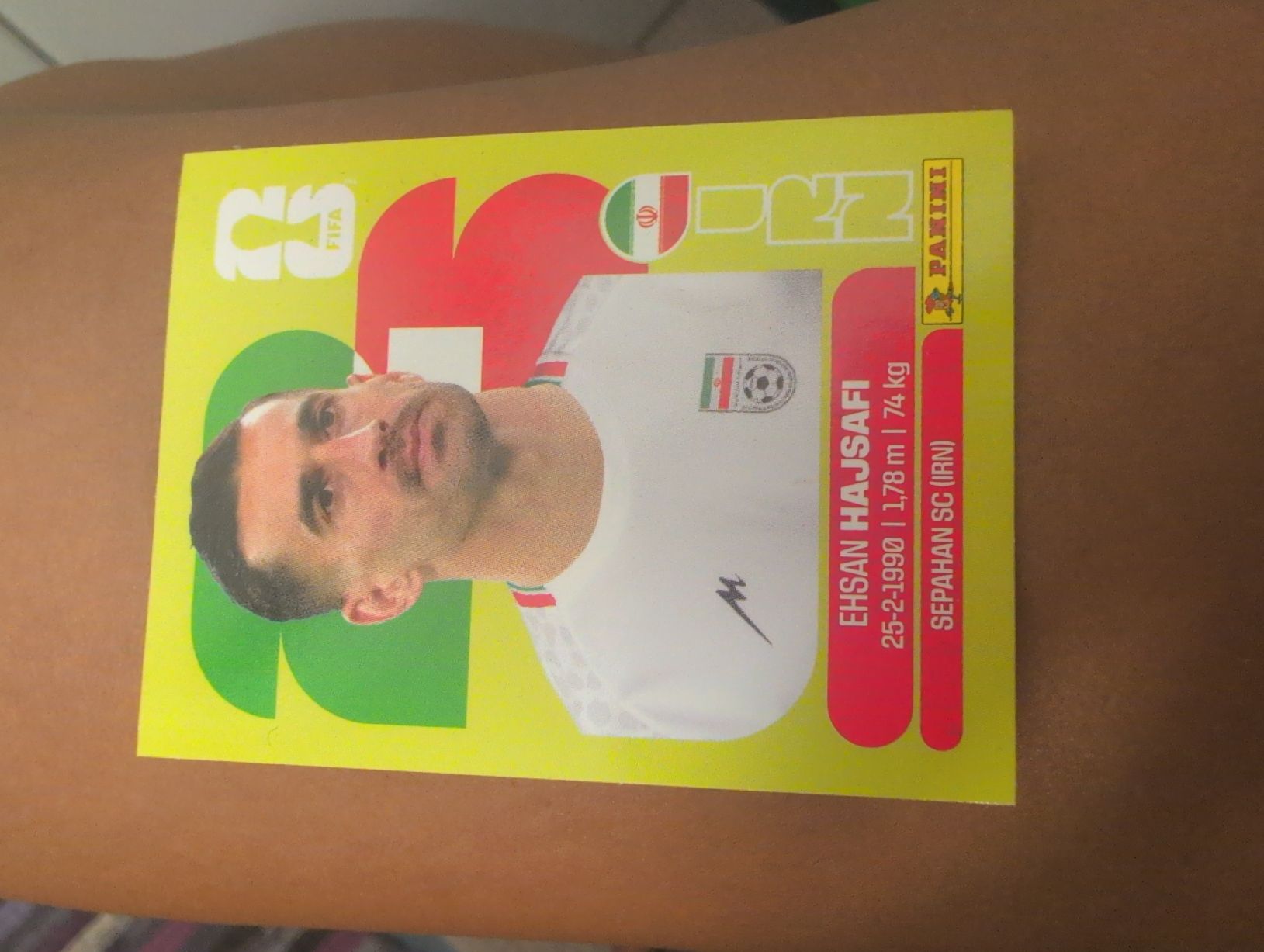 Panini Cartes à collectionner: Ehsan Hajsafi IRN – Neuf avec emballage d'origine à Lausanne par KarolyneBaiao