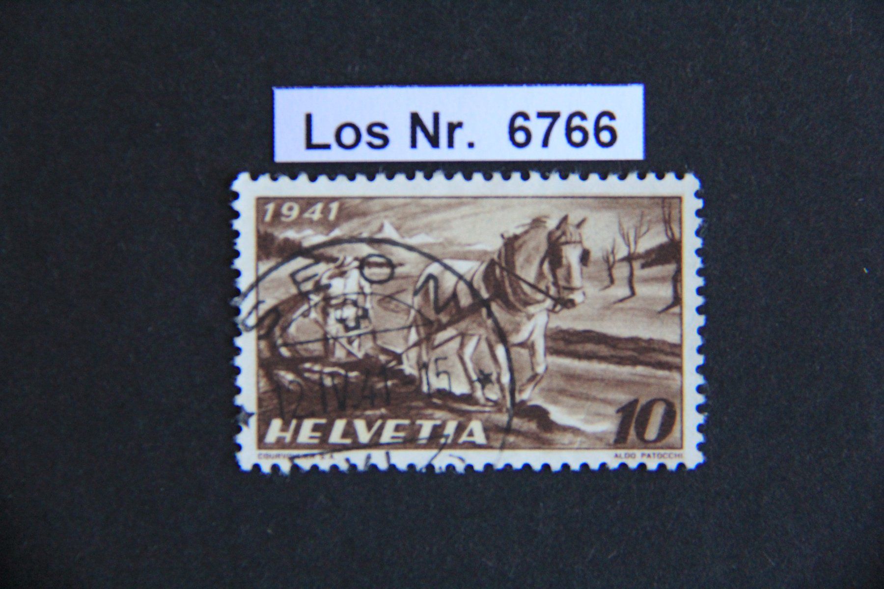 Tutti i francobolli: CH 1941 Ortsstempel mit Datum                       Los 6766 – Usato da Volken venduto da jukon65