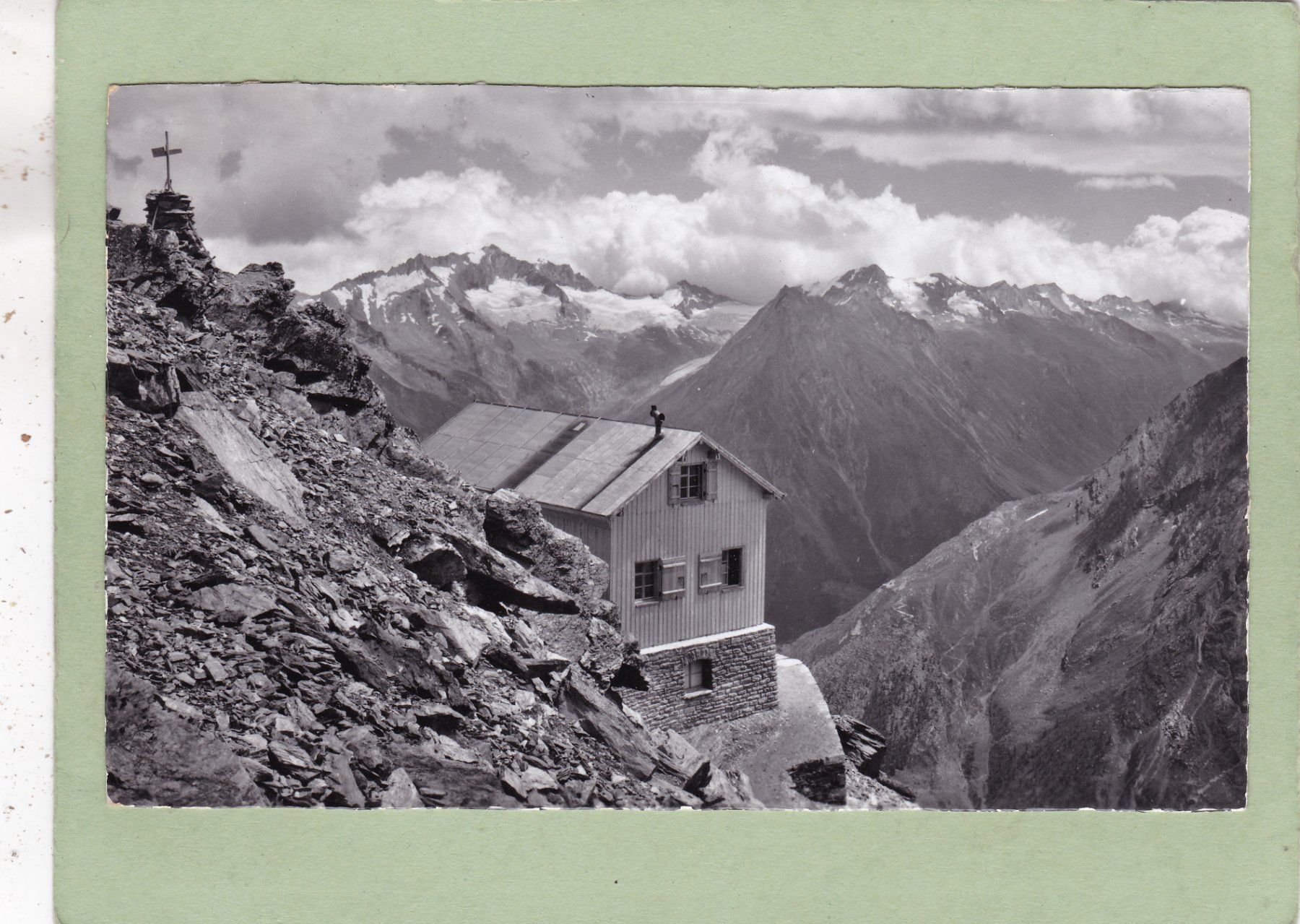 Cartoline postali: Saas-Fee Mischabelhütte – Usato da Herisau venduto da Lisegrat2008