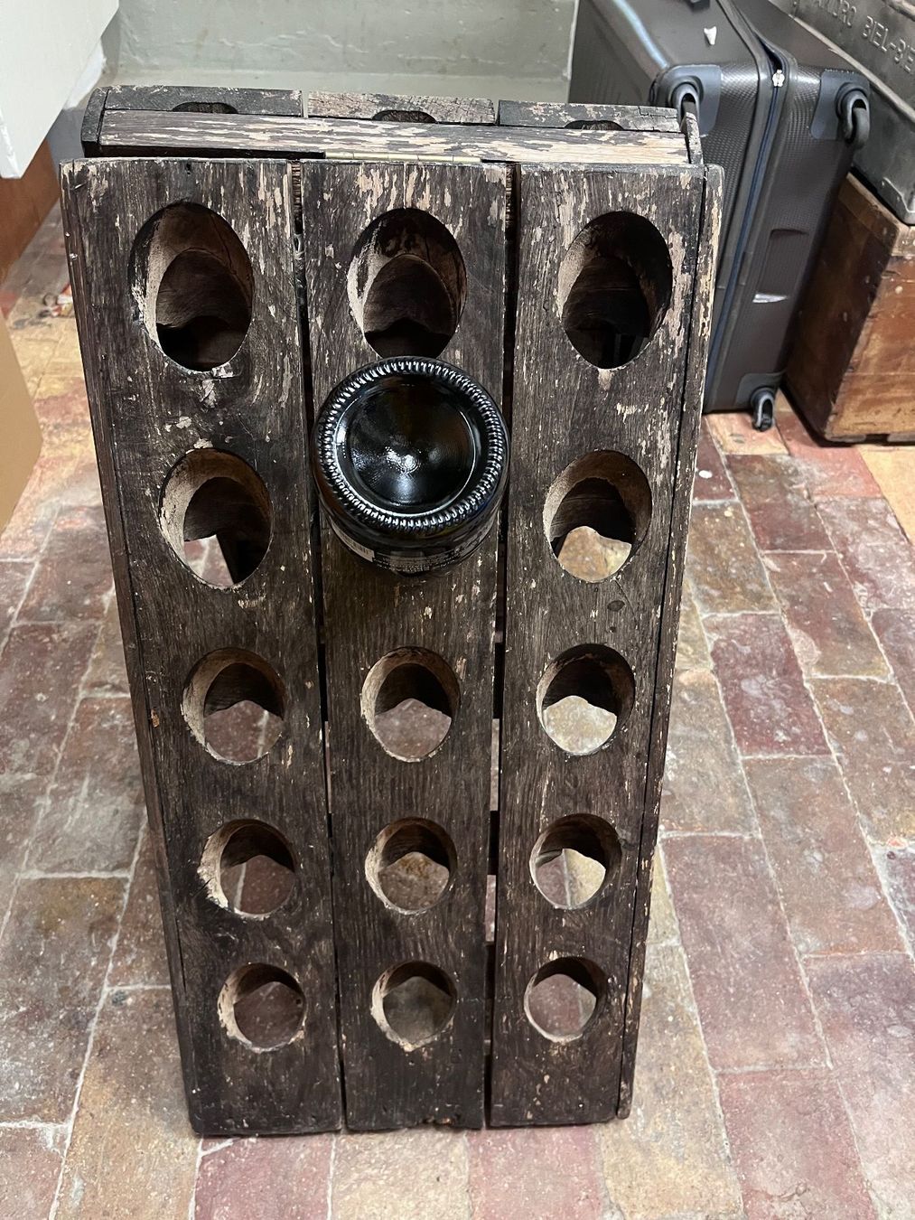 Scaffali: Rustikales Weinregal aus Holz – Usato da Basel venduto da Gi-Schmi 1