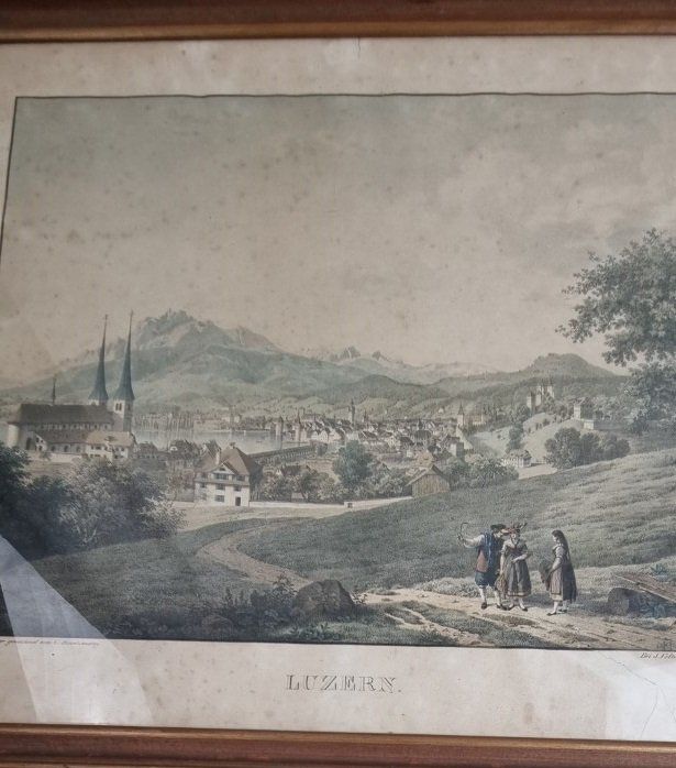 Incisioni: Alter Stich von Luzern von 1826 – Usato da Flums venduto da Flumsantik 1