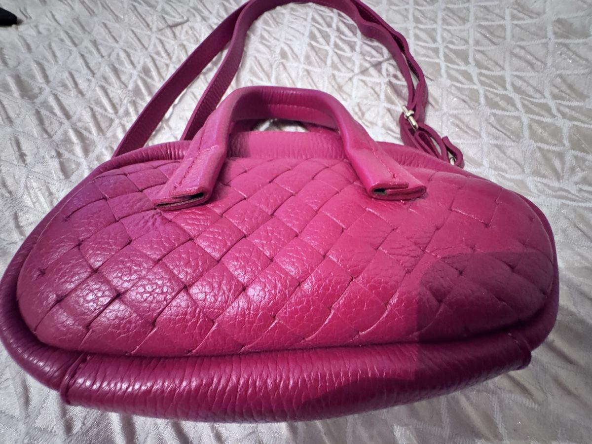 Borse da donna: Chic Pink Quilted Leather Handbag w/ Strap – Usato da Zürich venduto da 613_g8jy 4