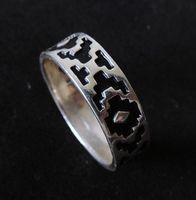 Bague en argent sterling 925, taille 66