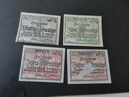Dt. Reich, Borkum - Notgeldscheine