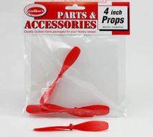 Guillow's 125 4” Plastic Propeller (3 propellers) Accessorie