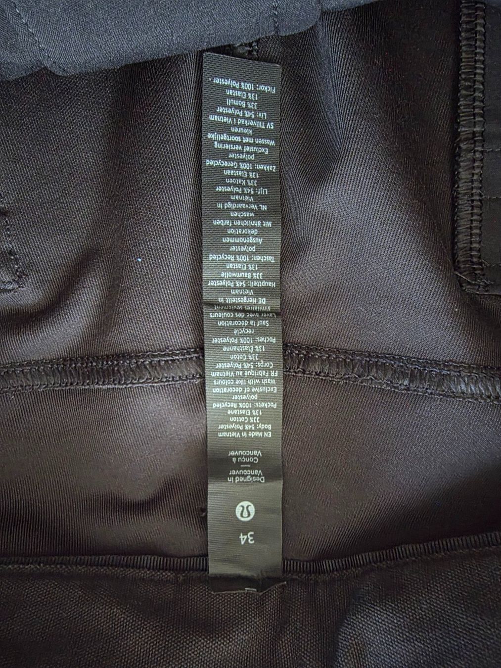 Lululemon Pantaloni: lululemon ABC 5-Pocket Hose 34 schwarz – Usato da Dietlikon venduto da Bonamesa 7