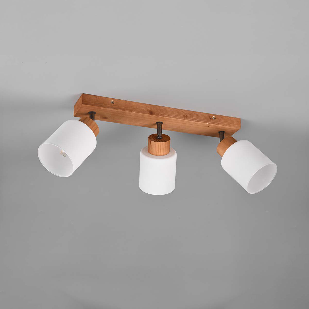 Lampadari & plafoniere: Deckenleuchte, Holz, Glas, 45 cm x 10 cm – Nuovo (secondo la descrizione) da Kreuzlingen venduto da Smart-Light 2