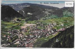 Moutier - Vue generale - Litho