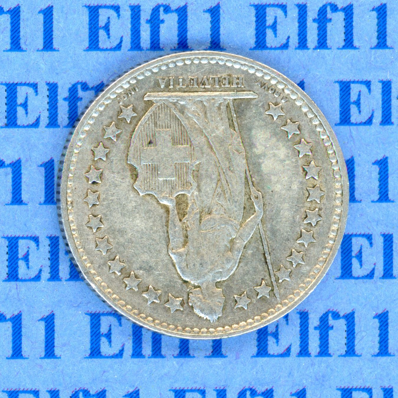 Tutti le monete: CHF___0.50 1955 ss-vz 50 Rappen – Usato da Widnau venduto da Elf11 1