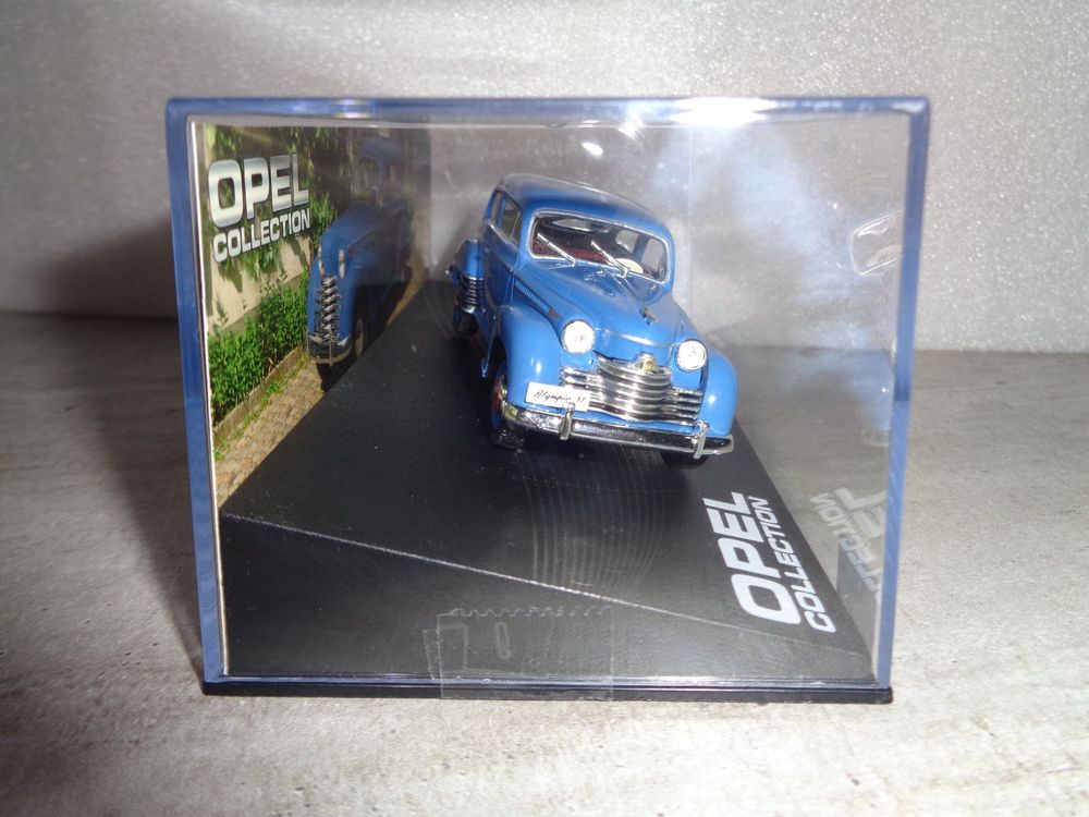 Altaya IXO Presse – Opel Olympia Bleu 1951-1953 1/43 – Voiture Miniature Très Bon état
