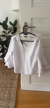 ZARA classic Bluse weiss - Grösse M