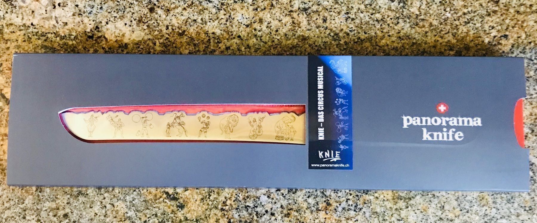 Küchenmesser: Rolf Knie, PanoramaKnife mit Holzgriff – Neu und originalverpackt aus Einsiedeln von artgallery59 3