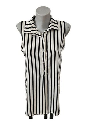coole lange Bluse gestreift ZEBRA Gr. XS - auch S