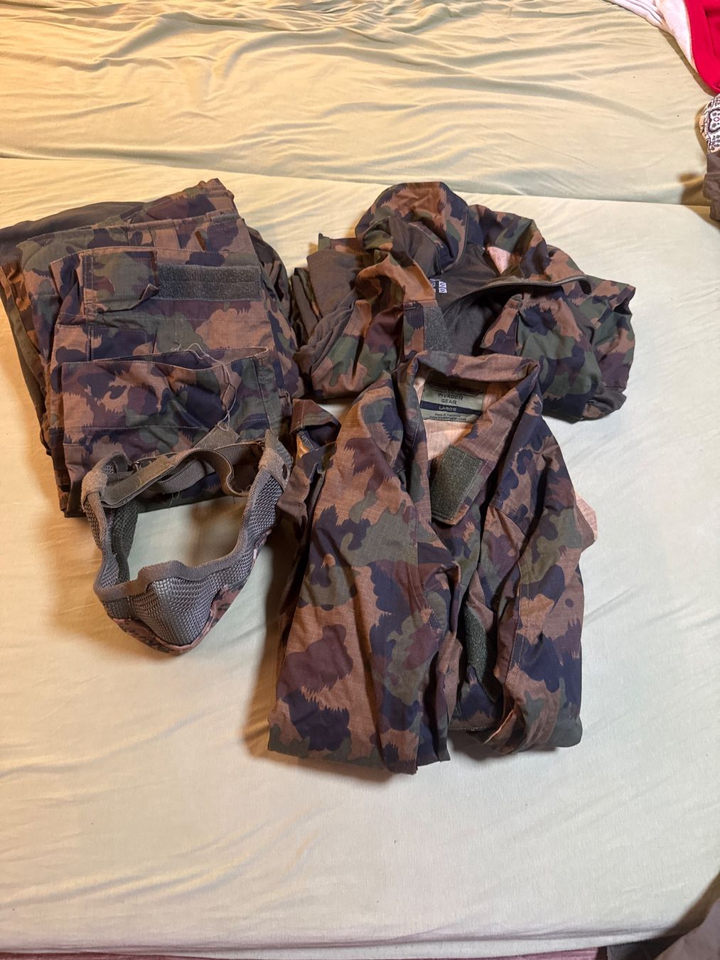 Uniformi: Swiss camo 90 Anzug Set Ripstop Schweizer armee Muster – Usato da Bazenheid venduto da Pasci0122
