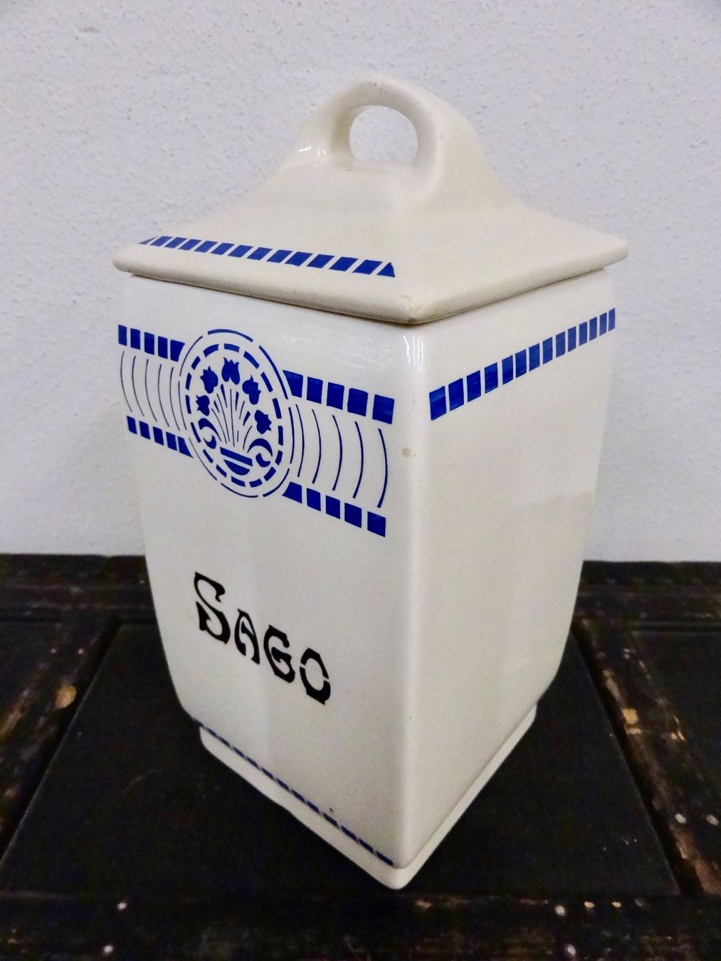 Contenitori & Simili: Vintage Vorratsdose SAGO Dose Vorratsbehälter Keramik – Nuovo (secondo la descrizione) da Kerzers venduto da zimmergruen 2