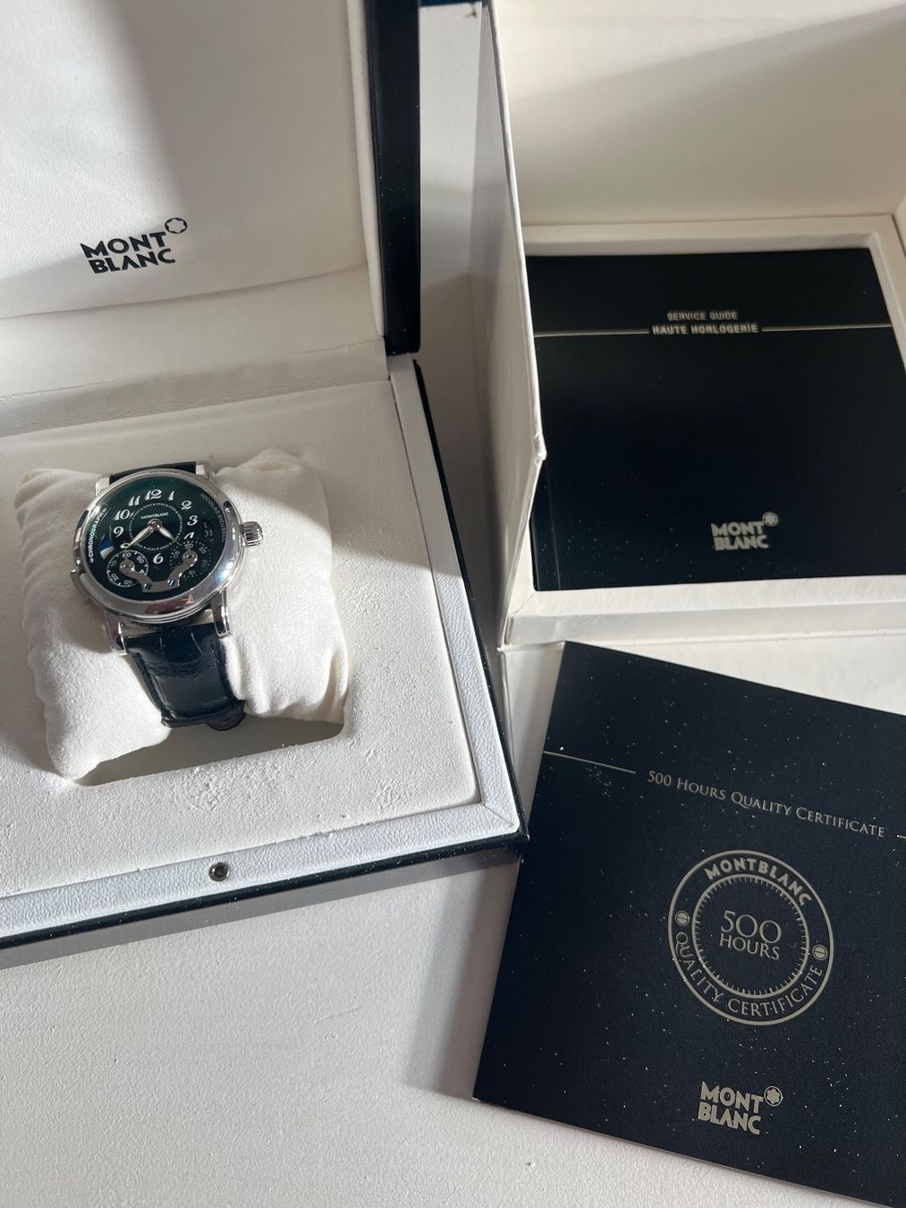 Montblanc Orologi: Montblanc Nicolas Rieussec 106488 FULL SET – Nuovo (secondo la descrizione) da La Chaux-de-Fonds venduto da Houles 1